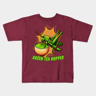 Matcha grasshopper Kids T-Shirt